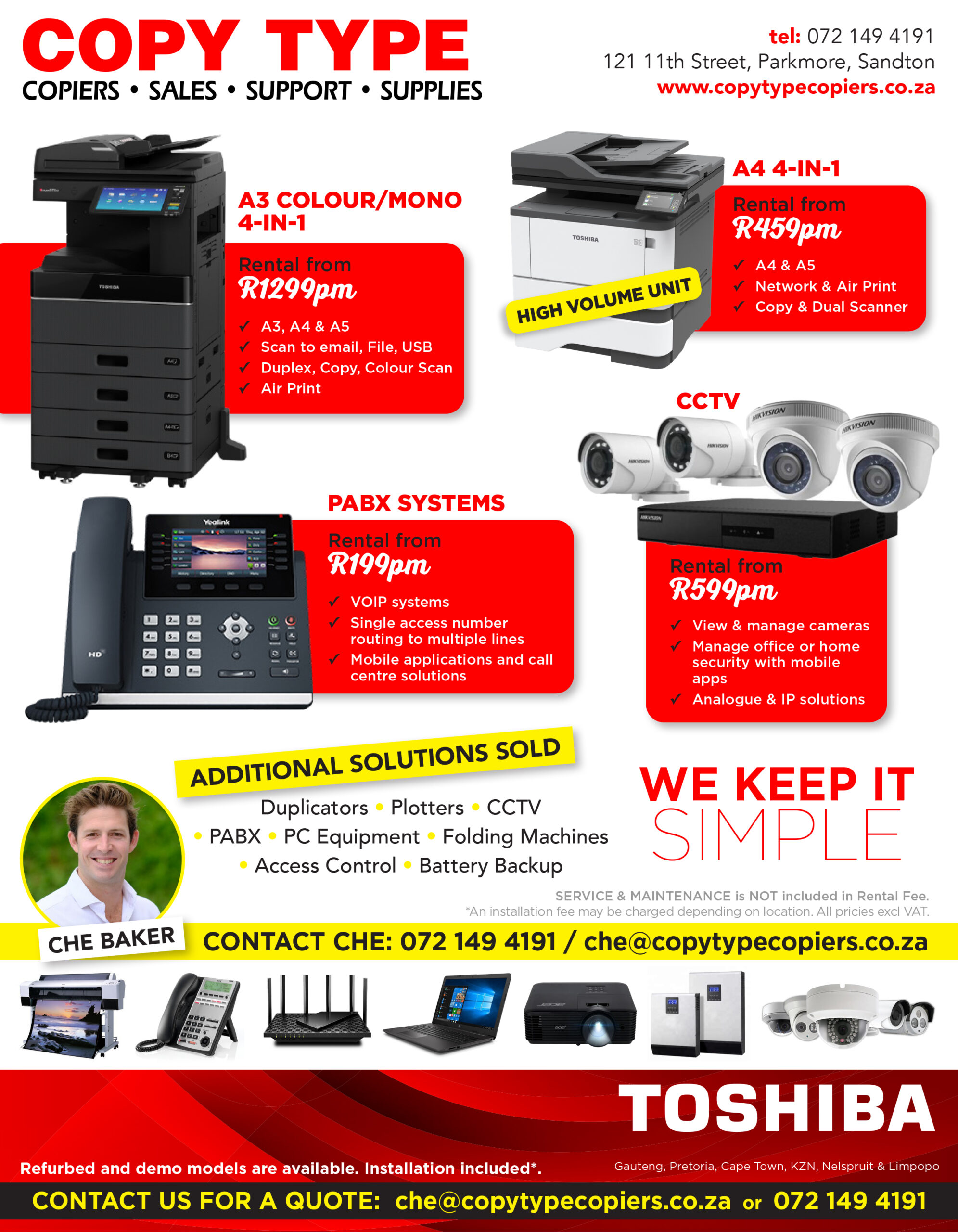 TOSHIBA Sandton Specials